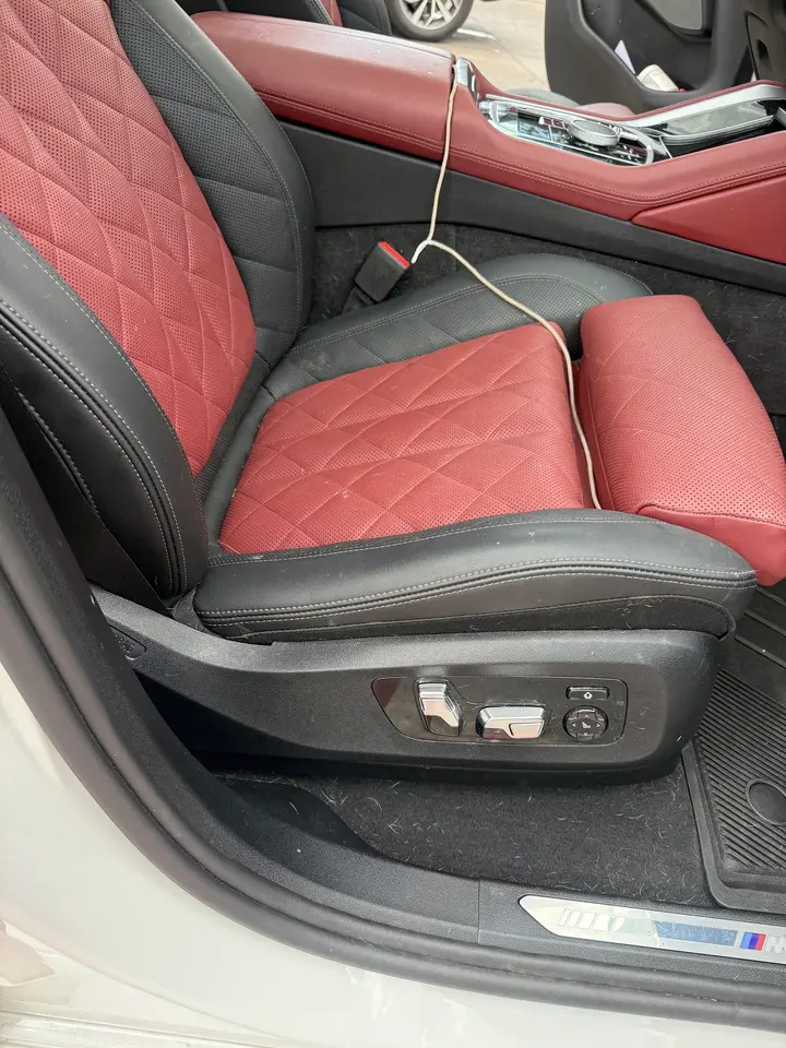 Detailed leather seat